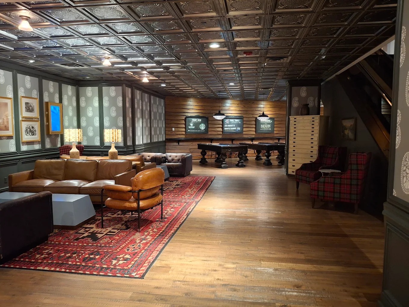 Graduate Minneapolis hotel interior used for events and receptions